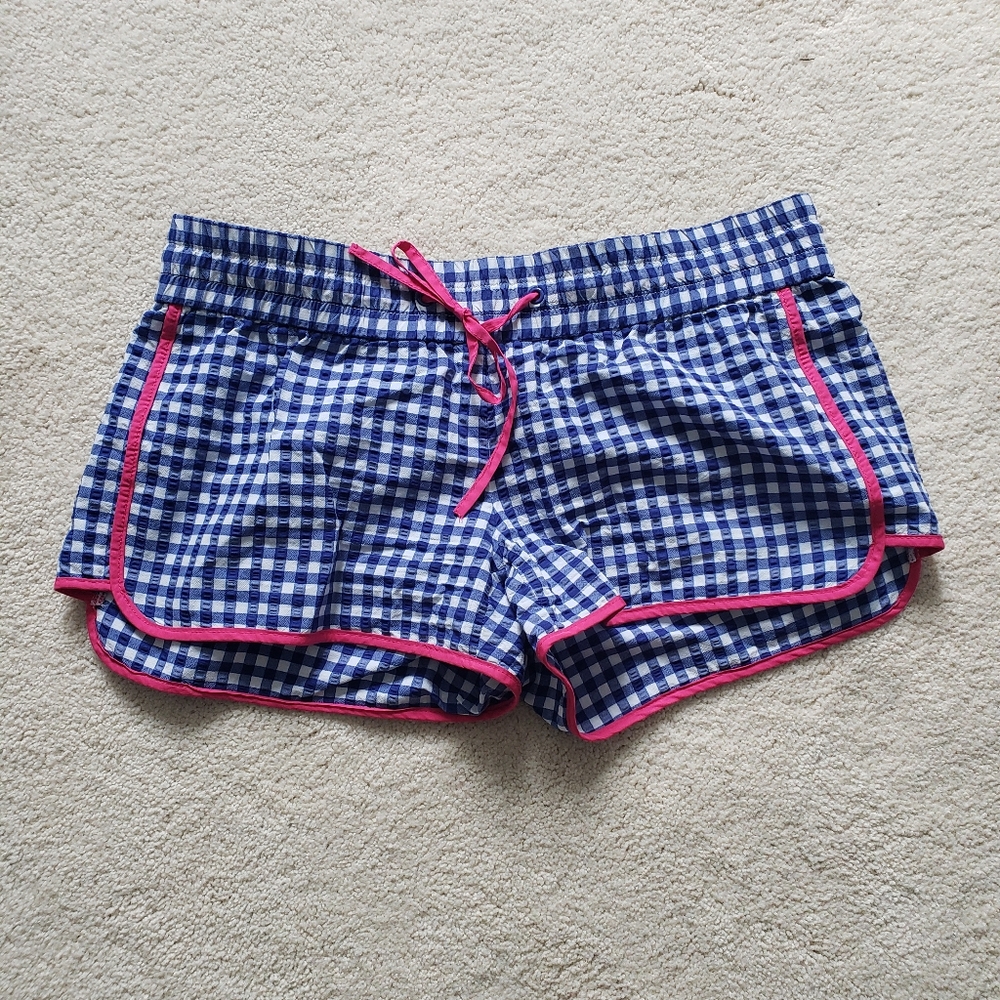 Vineyard Vines Blue/White Gingham Shorts szXS